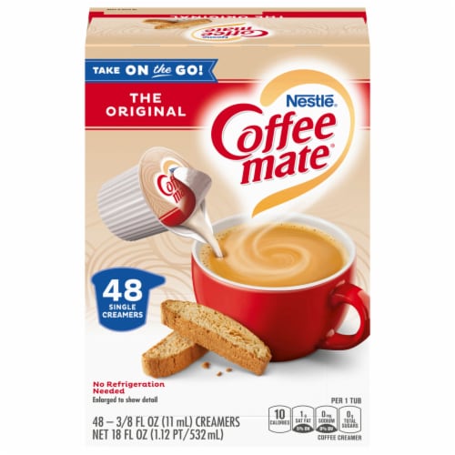 Nestle® Coffee mate® Original Liquid Coffee Creamer Singles Perspective: front