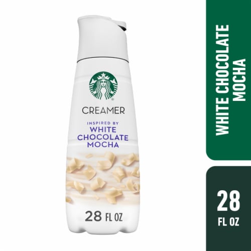 Starbucks® White Chocolate Liquid Coffee Creamer Perspective: front