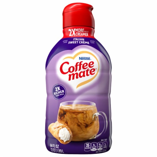 Coffee mate Italian Sweet Crème Flavored Coffee Creamer Gluten-Free Perspective: front