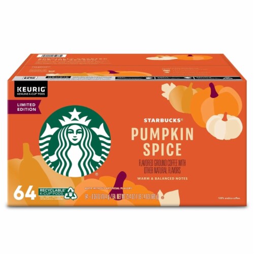 Starbucks Limited Edition Coffee K Cups Pumpkin Spice 64 Count 1 unit King Soopers