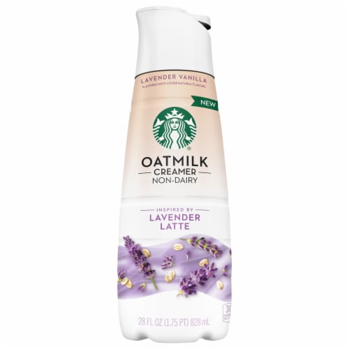 Starbucks Oat Milk Creamer Bottle - Lavender Perspective: front