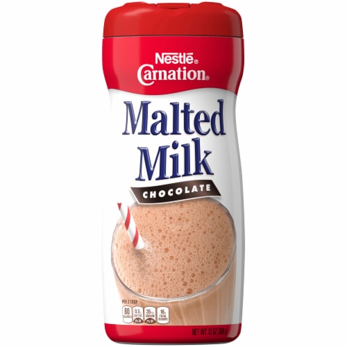 Carnation® Chocolate Malted Milk Mix Perspective: front
