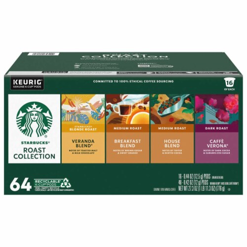 Starbucks Classic Roasts K Cup Variety Pack 64 Count 1 unit Ralphs