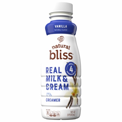 Coffee-mate® Natural Bliss® Vanilla All Natural Liquid Coffee Creamer Perspective: front