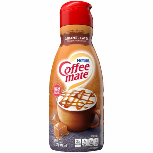 Coffee-mate Caramel Latte Liquid Coffee Creamer Perspective: front