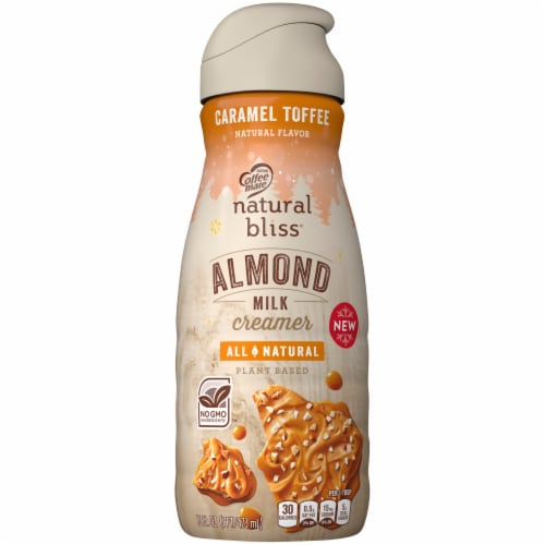 Coffee-mate Natural Bliss Caramel Toffee Liquid Creamer Perspective: front