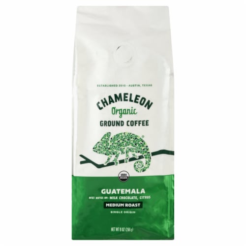 Chameleon Guatemala Organic Medium Roast Ground Coffee Perspective: front