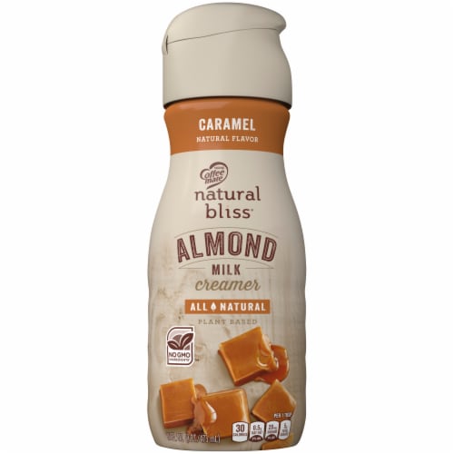 Coffee-mate® Natural Bliss® Caramel Almond Milk Liquid Coffee Creamer Perspective: front