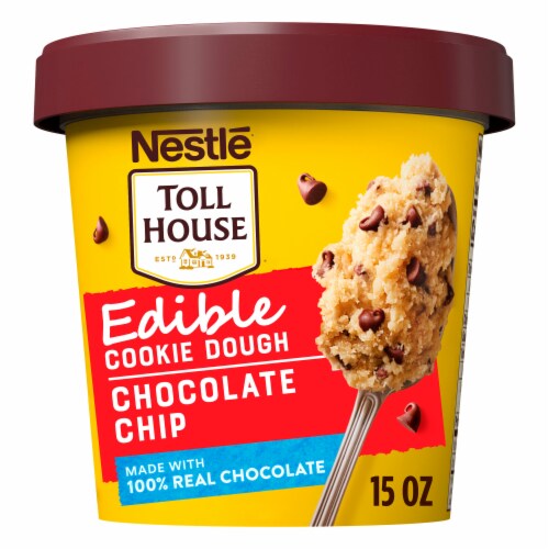 Nestle Toll House Chocolate Chip Edible Cookie Dough Perspective: front