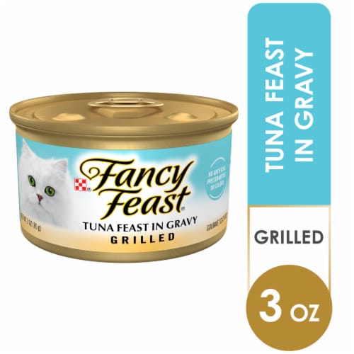 Fancy Feast® Grilled Tuna Feast in Gravy Wet Cat Food, 3 oz - Pay Less  Super Markets