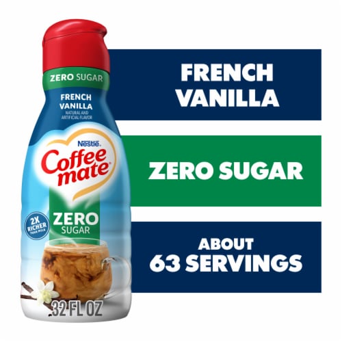 Coffee Mate Sugar Free French Vanilla Coffee Creamer, 32 fl oz - Kroger