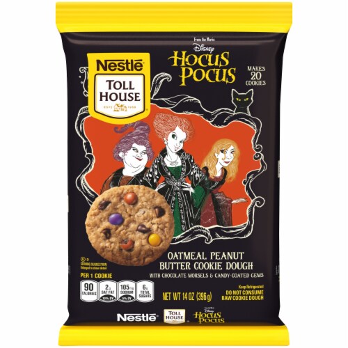 Nestle® Toll House® Disney Hocus Pocus Oatmeal Peanut Butter Cookie Dough Perspective: front
