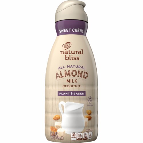Coffee mate Natural Bliss Almond Sweet Creme Almond Milk Liquid Coffee Creamer Perspective: front
