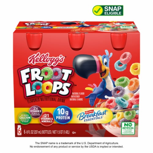 Carnation Breakfast Essentials® Fruit Loops™ Nutritional Drink Perspective: front