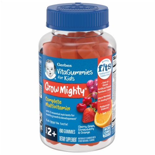 Gerber® Grow Mighty® Complete Kids Multivitamin Gummies Perspective: front