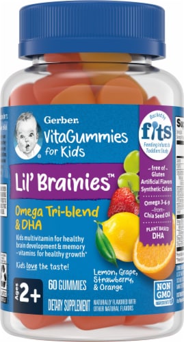 Gerber® Lil Brainies Kid Multivitamin Gummies Perspective: front