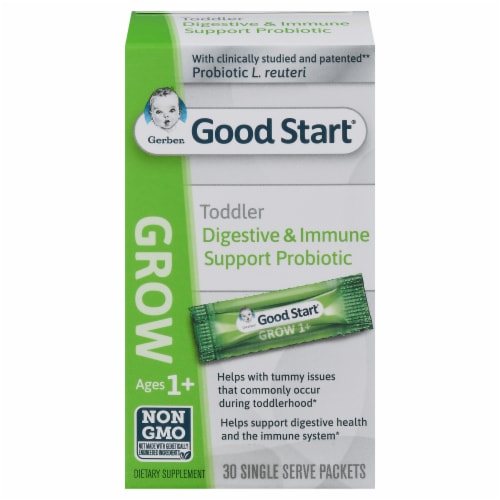 Gerber Good Start Grow Toddler Digestive & Immune Support Probiotic Packets Perspective: front