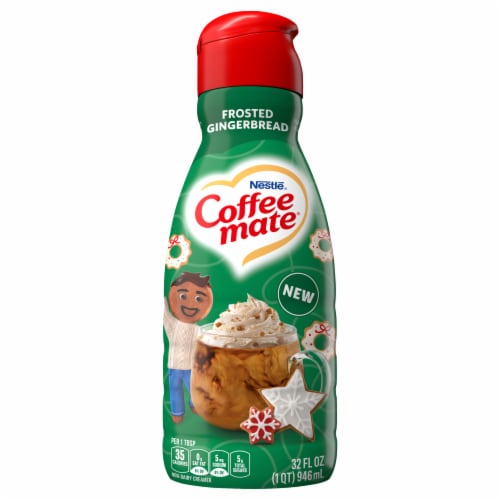 Nestle Coffee Mate® Frosted Gingerbread Coffee Creamer Perspective: front