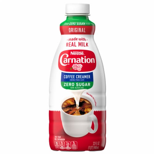 Nestle Carnation Sugar Free Original Coffee Creamer Perspective: front