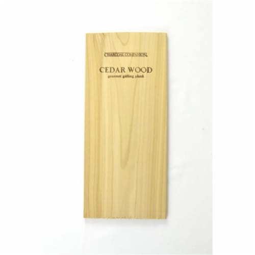 Charcoal Companion CC6044 Wood Grilling Plank, Single - Cedar Perspective: front