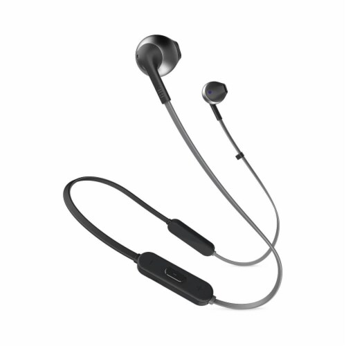 JBL T205BTBLK Tune 205BT Bluetooth Ear Buds with Three Button