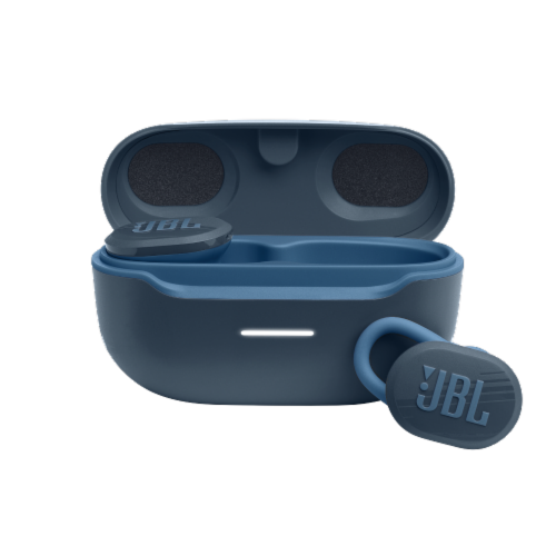 JBL® Endurance Race Wireless Earbuds - Blue Perspective: front