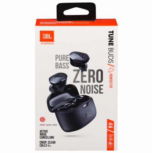 JBL Tune Wireless Earbuds - Black Perspective: front