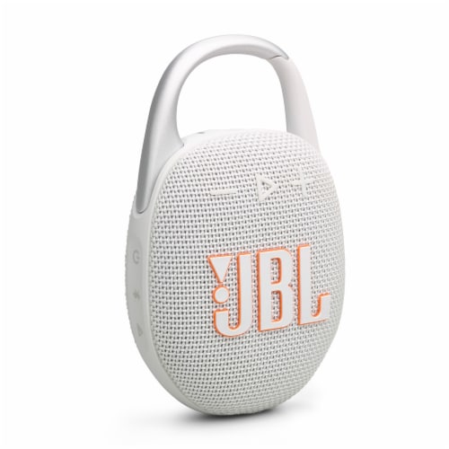 JBL Waterproof Wireless Bluetooth Speaker - White Perspective: front