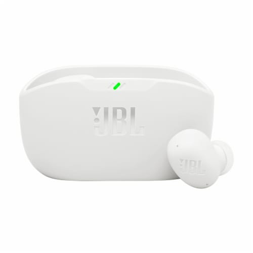 JBL Vibe Buds 2 True Wireless Noise Cancelling Earbuds - White Perspective: front