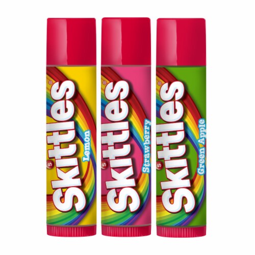 Lip Smacker Skittles Lip Balm Trio Perspective: front