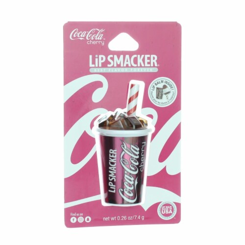 Lip Smacker® Coca Cola™ Beverage Cup Lip Balm - Cherry Coke Perspective: front