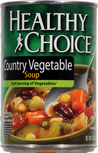 Healthy Choice Country Vegetable Soup Perspective: front
