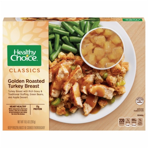 Healthy Choice Classics Golden Roasted Turkey Breast Frozen Meal Perspective: front