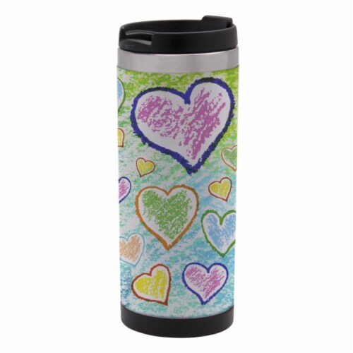 Neil Enterprises School Specialty Stainless Steel Tumbler, 12 oz Perspective: front