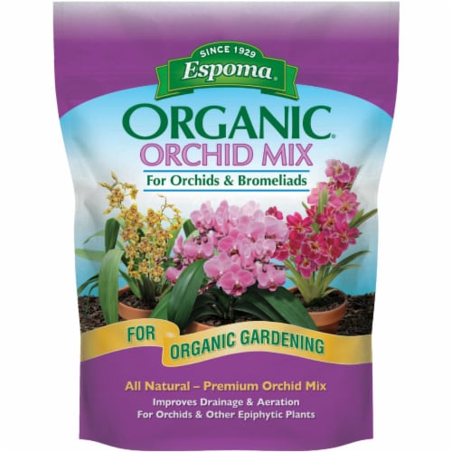 Espoma Organic 4 Qt. 2.8 Lb. Orchid Premium Potting Soil Mix OR4 Perspective: front