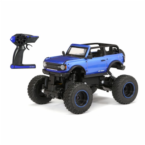 New Bright 1 18 R C 4x4 Blue Heavy Metal Ford Bronco 1 each Mariano s