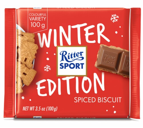 Ritter Sport Winter Edition Ginger Bread Chocolate Bar Perspective: front