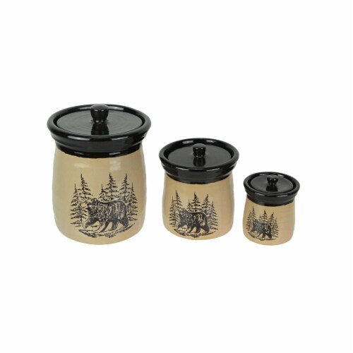 Black Bear Canisters Set