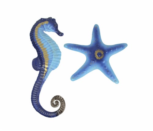 Coastal Home LED Starfish Figurine Blue