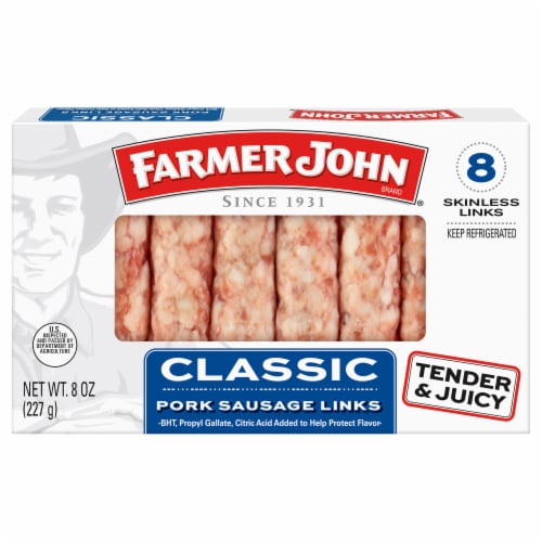 Farmer John Classic Pork Links 8 ct 8 oz Kroger