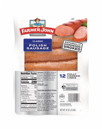 Farmer John Classic Polish Sausage Perspective: front