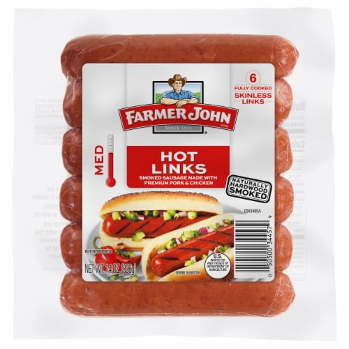 Bar-m Louisiana Hot Links Sausage, Refrigerated, 32oz