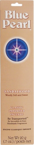 Blue Pearl Incense Sandalwood Perspective: front