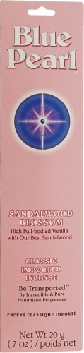 Blue Pearl Incense Sandalwood Blossom Perspective: front
