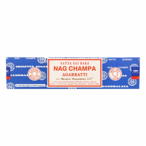 Satya Sai Baba Nag Champa Agarbatti Incense Perspective: front