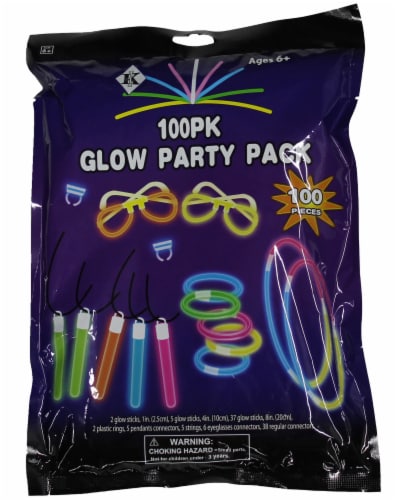 100 count Halloween Glow Stick Party Pack, 100 pcs - Kroger