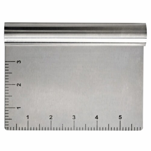 Dough Scraper/Cutter, Silver Perspective: front