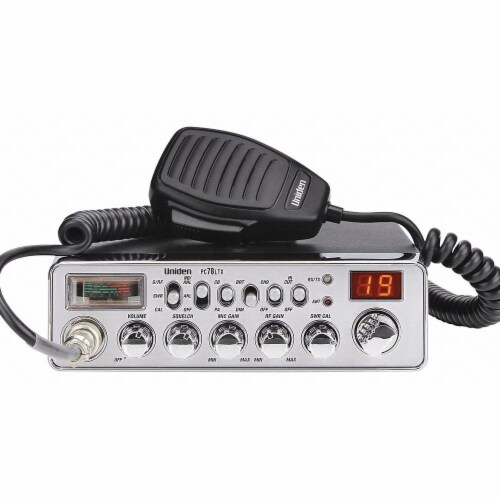 Uniden CB Radio,PL259 Connector,40 Channels,4W  PC78LTX Perspective: front