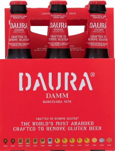 Estrella Damm Daura Beer Perspective: front
