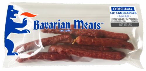 Bavarian Meats Lil Landjaeger Original Beef Stick Perspective: front